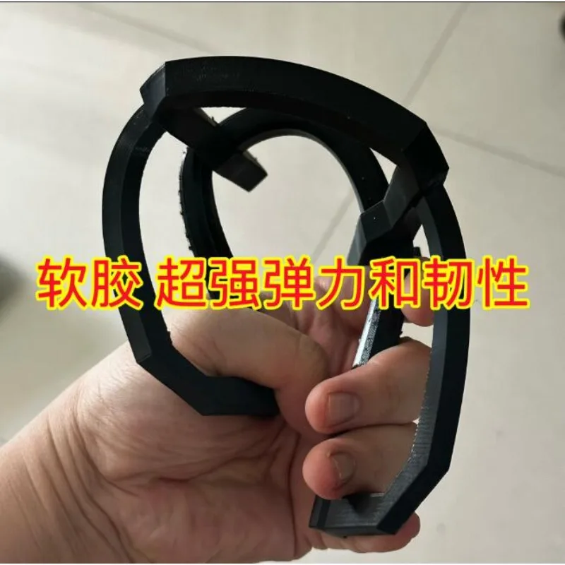 TPU Bull Bar Front Bumper For 1/7 Rlaarlo Mercedes‑Benz Unimog U400, No Drilling Upgrade RC Parts/1/7 Unimog U4000 bull bar