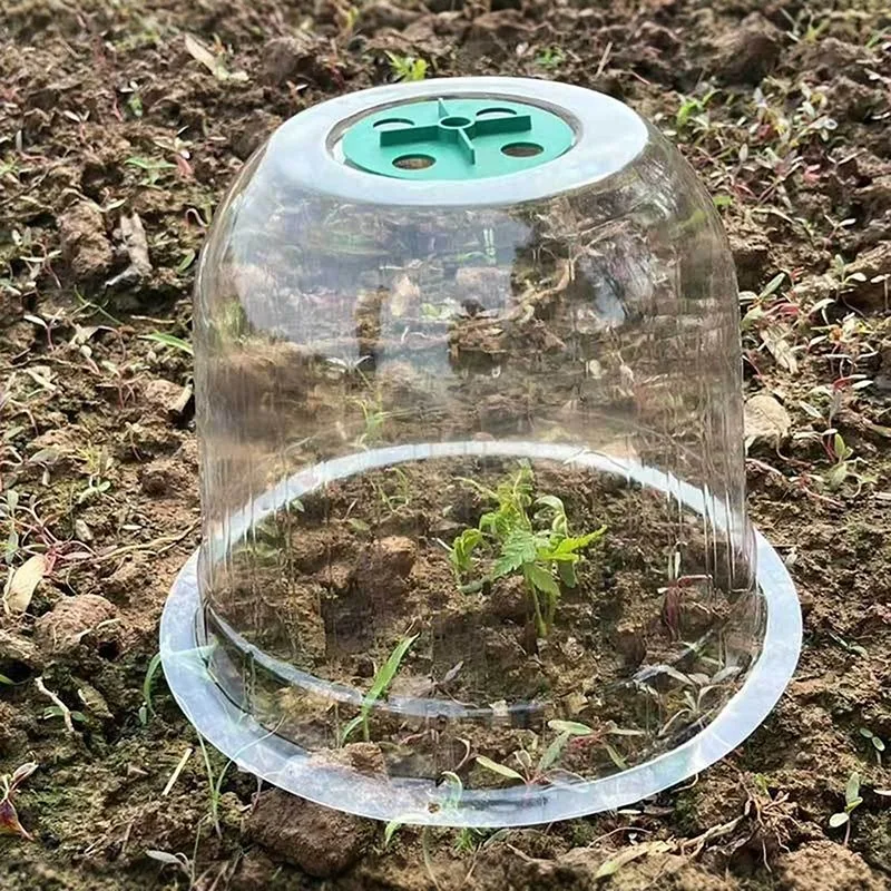Blumen-Gärtnereiabdeckung für Saatgut, Pflanzenschutzhaube, Gewächshaus-Gartenarbeit, Garten-Gemüse-Plastikabdeckung