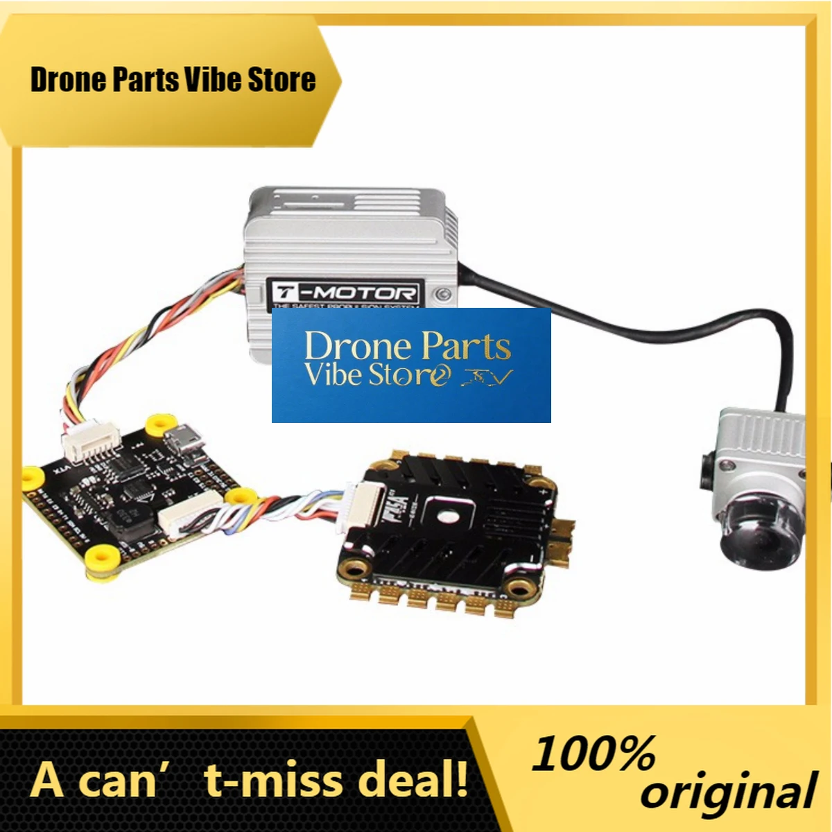

DParts1T-MOTOR F7 HD+F55A ProII 30x30 Stack 3-6S 4-in-1 Support Telemetry And SBUS ESC Combo FPV Dr-one Stack