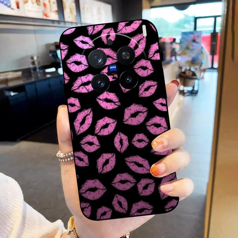 For VIVO X90 X90S X100 X100S X200 Pro Plus Soft TPU Silicone Cover For VIVO X100Ultra Fashion Shockproof Phone Case Coque