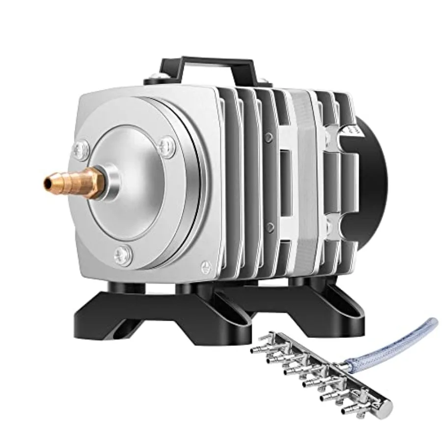

Коммерческий воздушный компрессор 634GPH 25W 40л/мин с 6 выходами для аквариумов и гидропонных систем