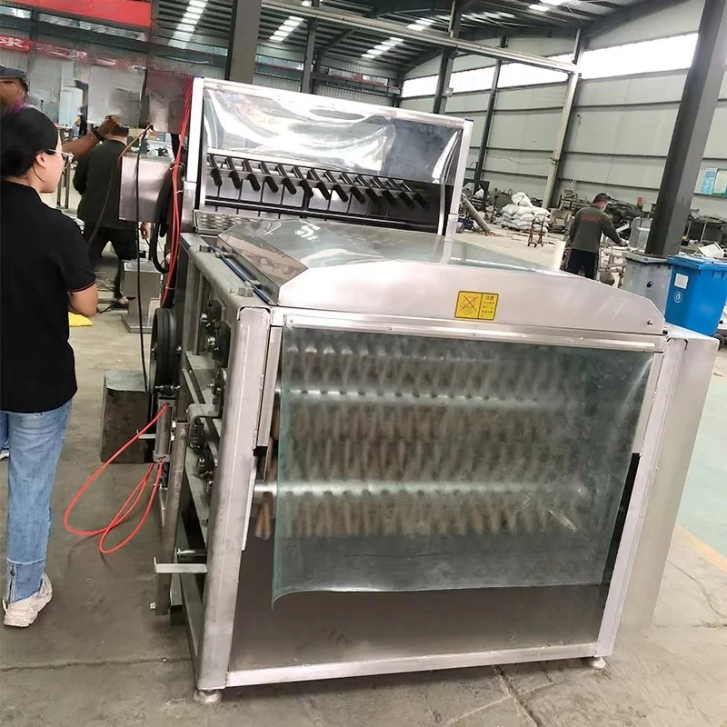Factory Automatic 500Bph Two-in-One Chicken Scalding Plucking Machine Motor Pump Slaughterhouse Hair Removal Equipment