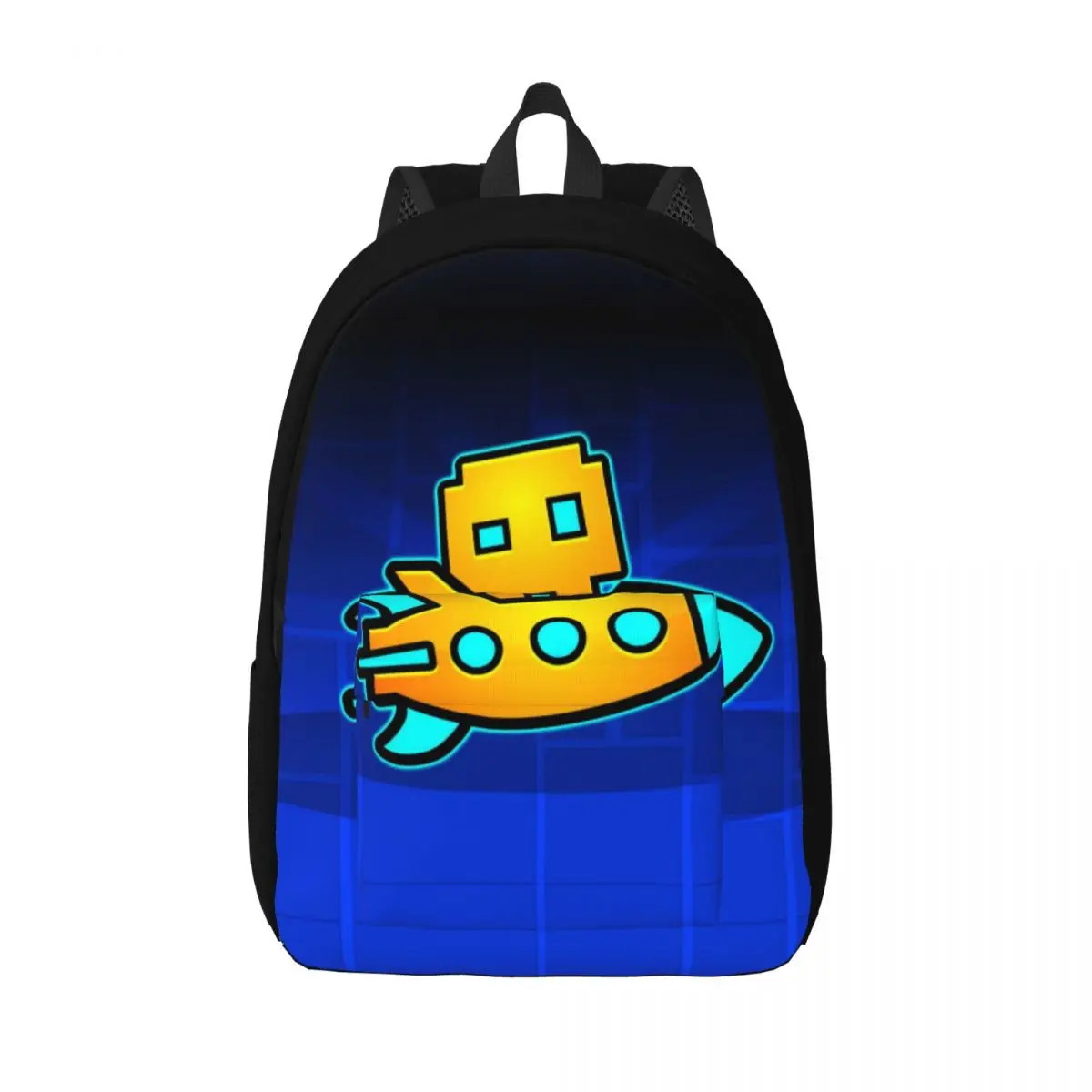 

Geometry Dash Video Game Backpack for Preschool Kindergarten School Student Cartoon Book Bags Boy Girl Kids Daypack Gift