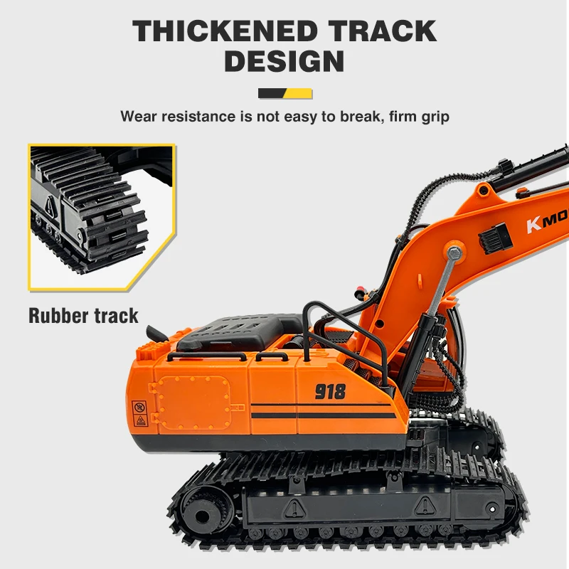 1/20 RC Car 2.4G Remote Control Excavator Construction Engineering Vehicle With 680 Degree Rotation Model Toys for Boys Kid Gift