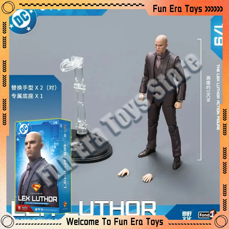

Fondjoy New DC Lex Luthor Action Figure Gunn's Movie Version Comic Style Hand Painted Collectible Figurine Birthday Gift Boys