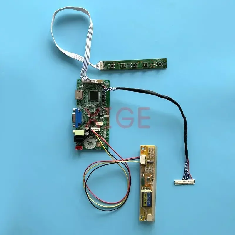 

Матричный контроллер для LQ150X1LBH3 LQ150X1LHC3 LQ150X1LHS2, плата VGA, комплект для самостоятельной сборки, ЖК-монитор, совместимый с HDMI 1CCFL LVDS 30Pin 1024*768