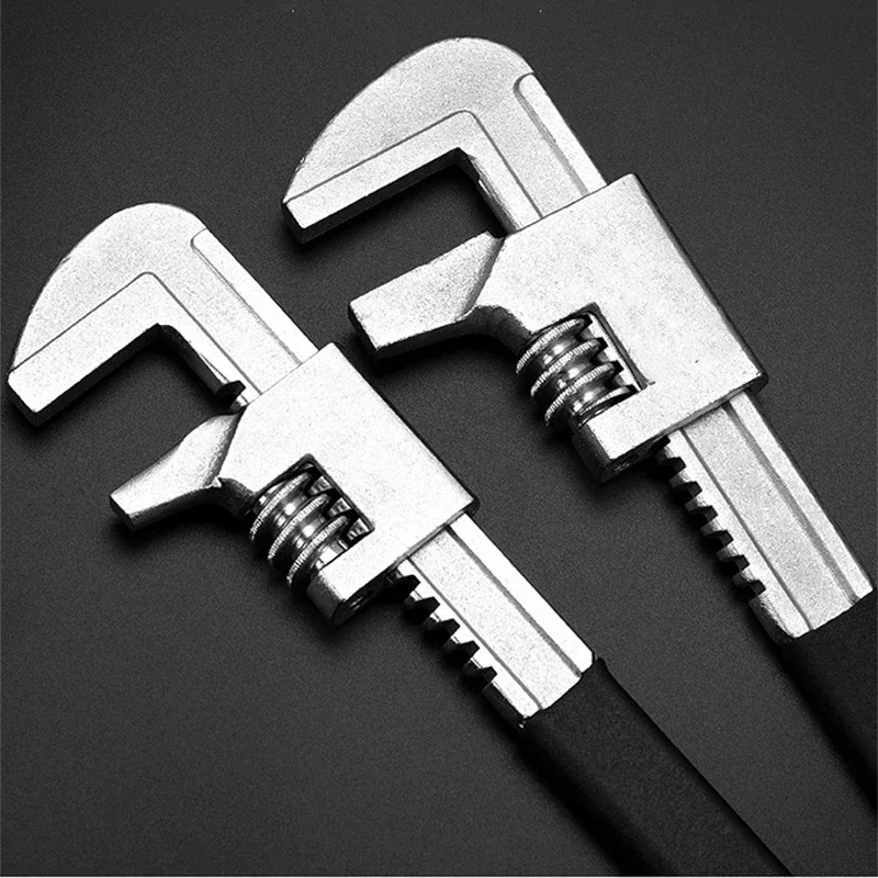 

Wrench Universal Key Versatile Right-angle F-Type Spanner Plumbing Repair Hand Tools Adjustable Wrench Ratchet Torque Pipe