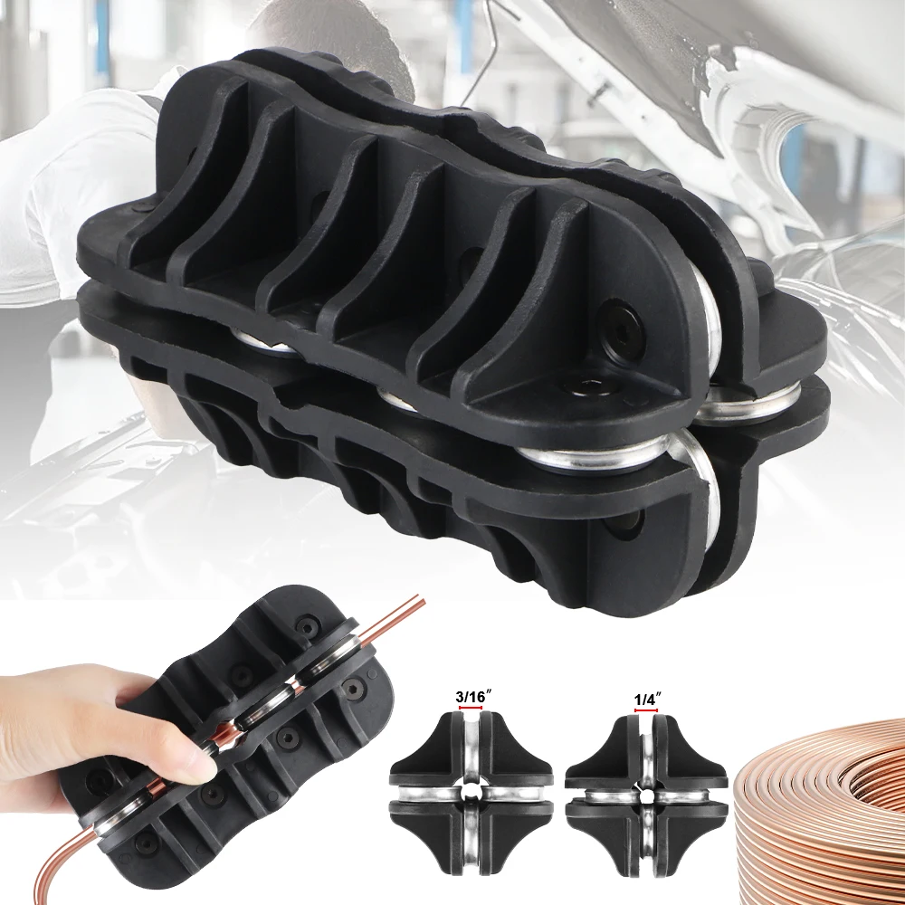 

Refrigeration Tools Pipe Wire Straightener Tools Portable Accessory Universal Copper Aluminum Tube Straightener Auto Repair