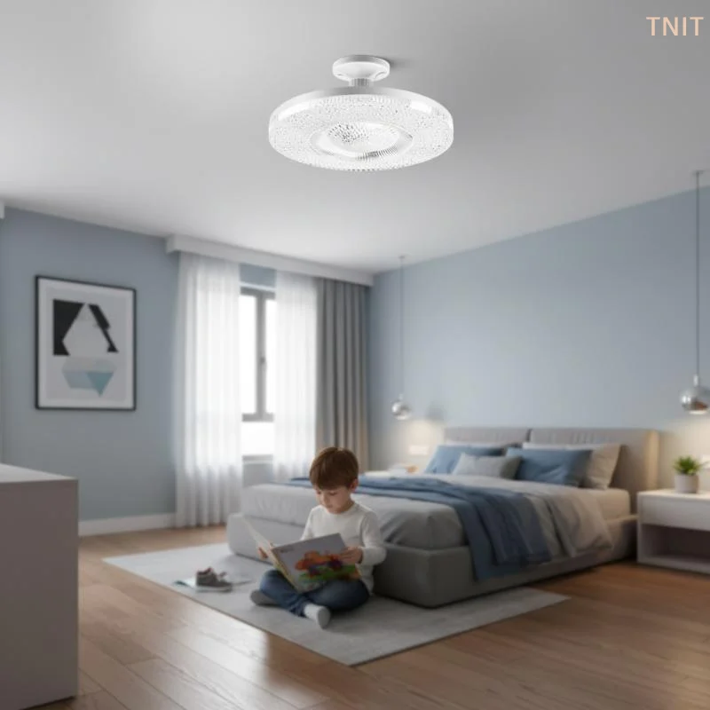 [J] 1Pcs Energy-Saving Bulb Ultra-Bright Ceiling Light Universal E27 LED Crystal UFO Light Bulb For Home Living Room Bedroom