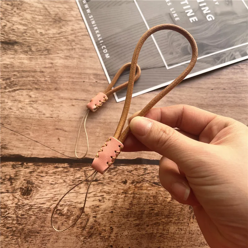 

Шнур для ключей, брелок ручной работы, ремешок из натуральной кожи, короткие ремешки, брелок из воловьей кожи для сотового телефона, U-диск, аксессуары для сотовых телефонов