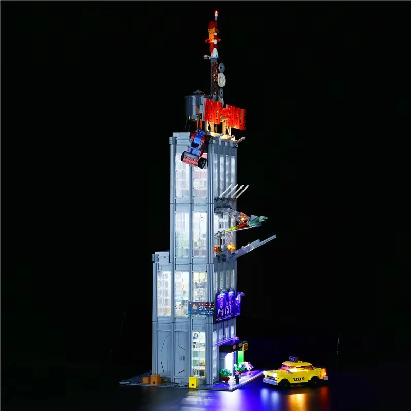 مجموعة إضاءة LED DIY لـ LEGO 76178 المتوافقة مع البوق اليومي 78008 هدية لبنة البناء (ضوء LED فقط، بدون نموذج كتل)