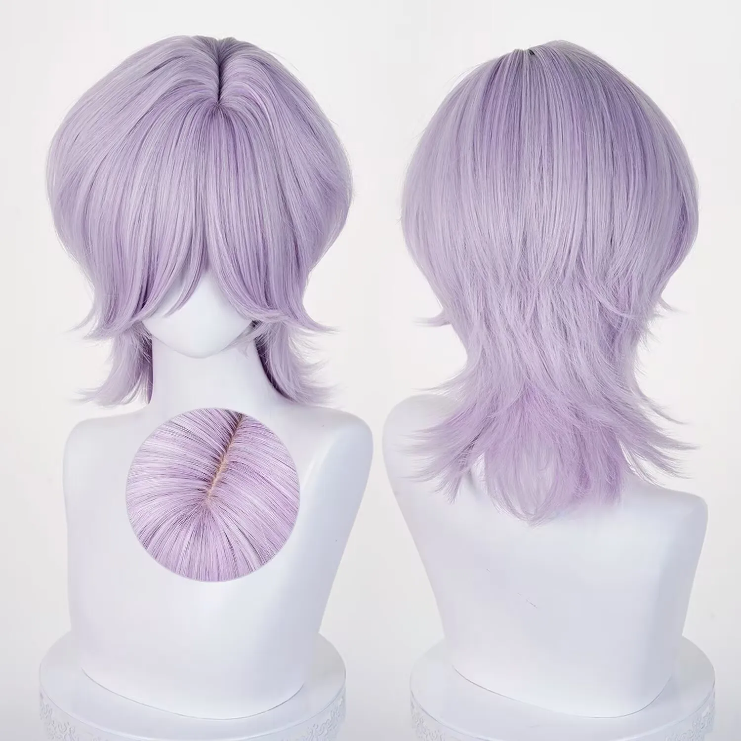 

Saja Boys Mystery Cosplay Wigs Demon Hunters Cosplay Wigs Heat Resistant Synthetic Hair Party Saja Boys Wig Show Party+ Wig Cap