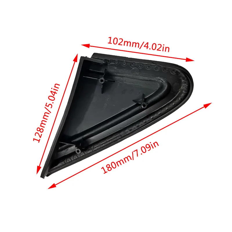 1/2X Exterior Wing Triangle Cover Rearview Mirror Trim For Vw Polo 4 9N3 Sedan Vento 2006-2010 6Q0853273A 6Q0853274A Car Part