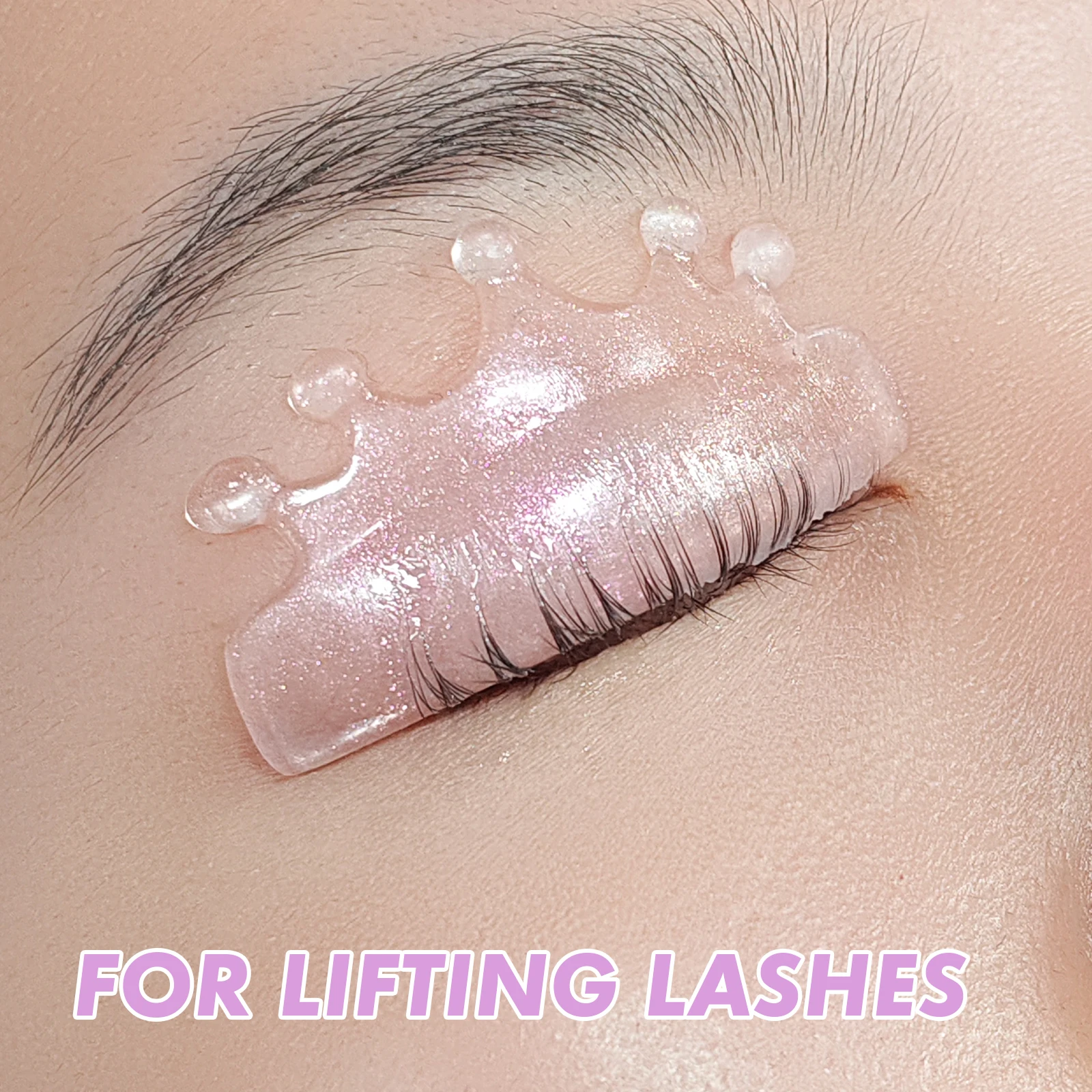 Libeauty 2 Pary Silikonowych Podkładek do Trwałej na Rzęsy z Efektem L Curl, Samoprzylepne Wałeczki do Rzęs, Osłonki do Liftingu, Akcesoria do Podkręcania Rzęs 3D, Narzędzie do Makijażu