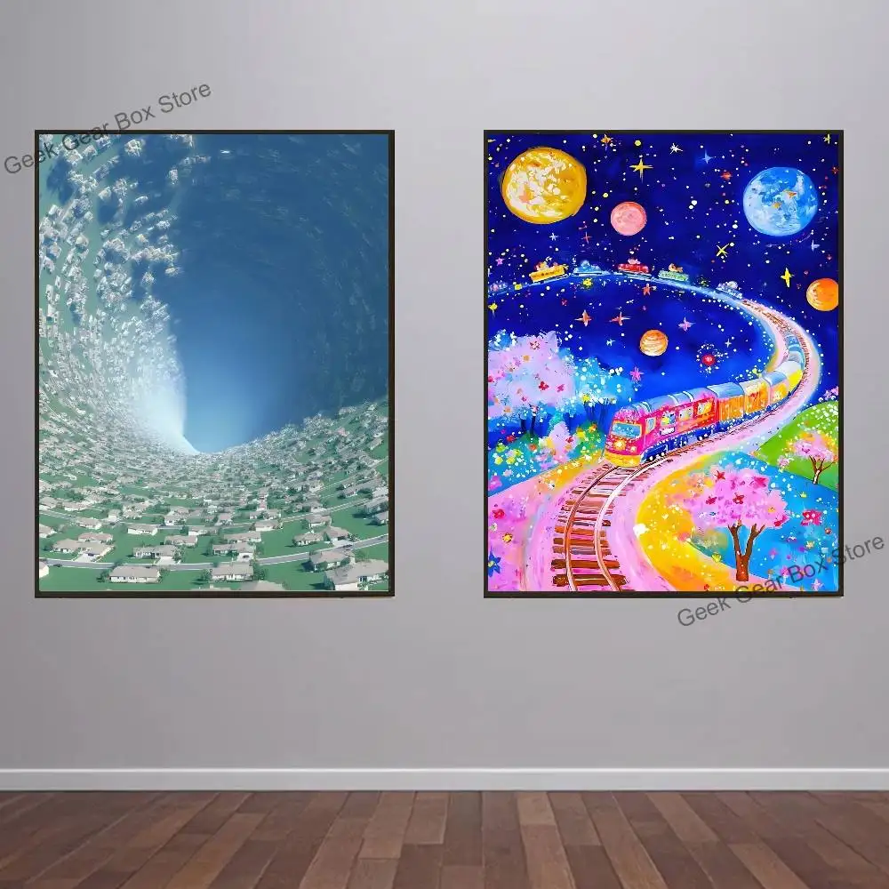 

Dreamcore Aesthetic ART Poster Multi-Purpose Wall Art for Living Room Bedroom Office Hallway Bar Home Decor Gift