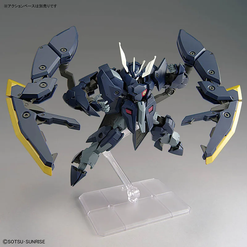 In Stock Bandai Genuine Gundam Model Kit HG IBO 1/144 Gundam Zagan Gunpla Anime Action Prize Figure Collection Gifts MVC Figures view 3