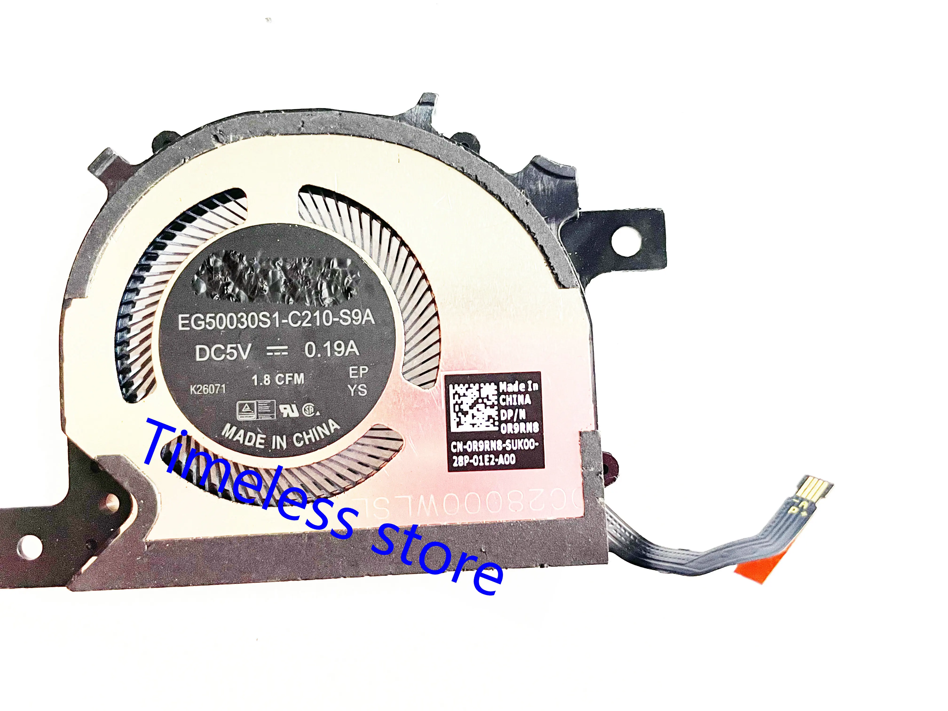 For DELL XPS 13 9315 2022 fan cooler EG50030S1-C210-S9A R9RN8 0R9RN8