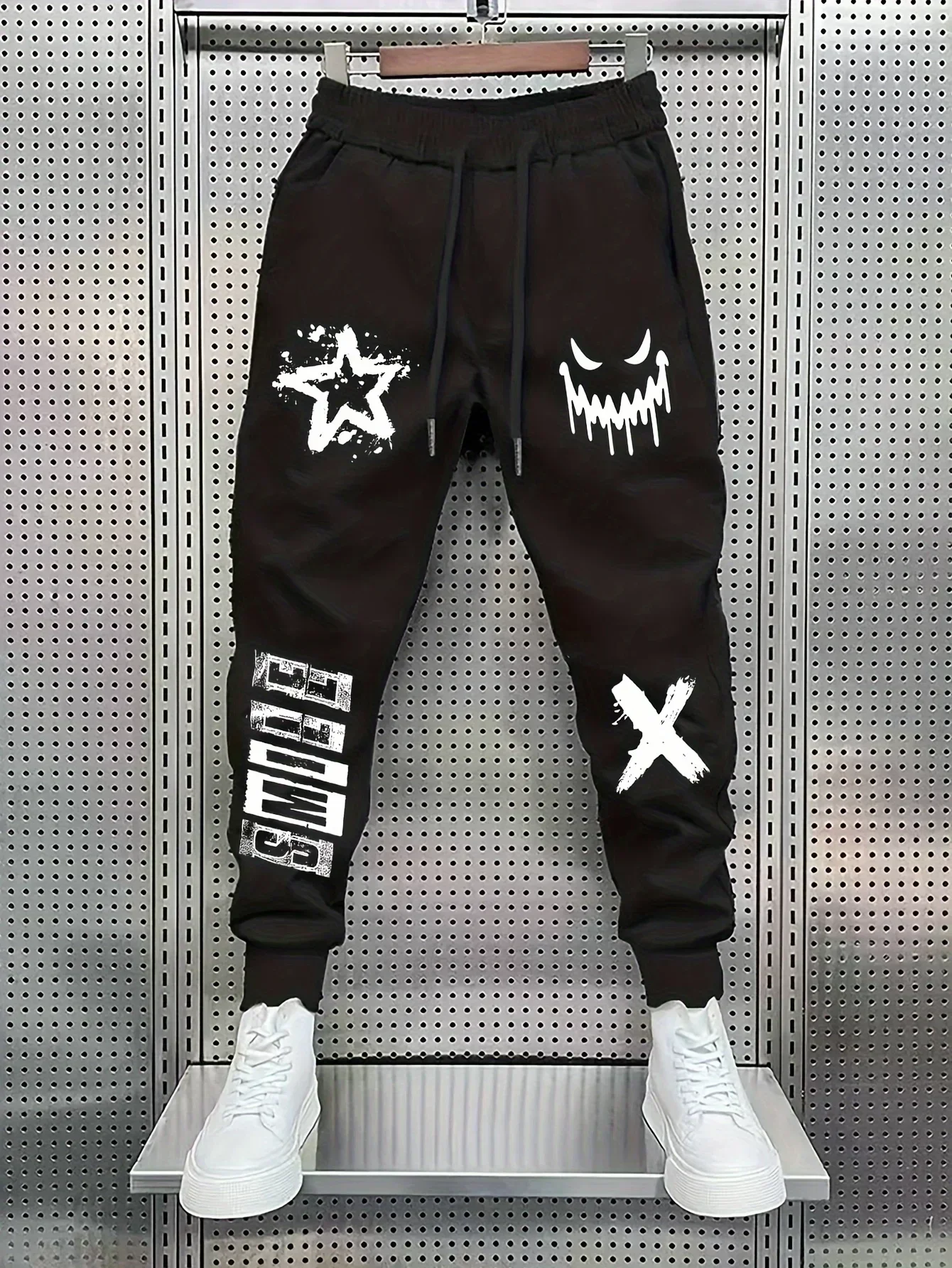 

2024 Men's Spring and Autumn Printed Jogging Pants Casual Training Pants Fashion High Quality Fitness Sweatpants
