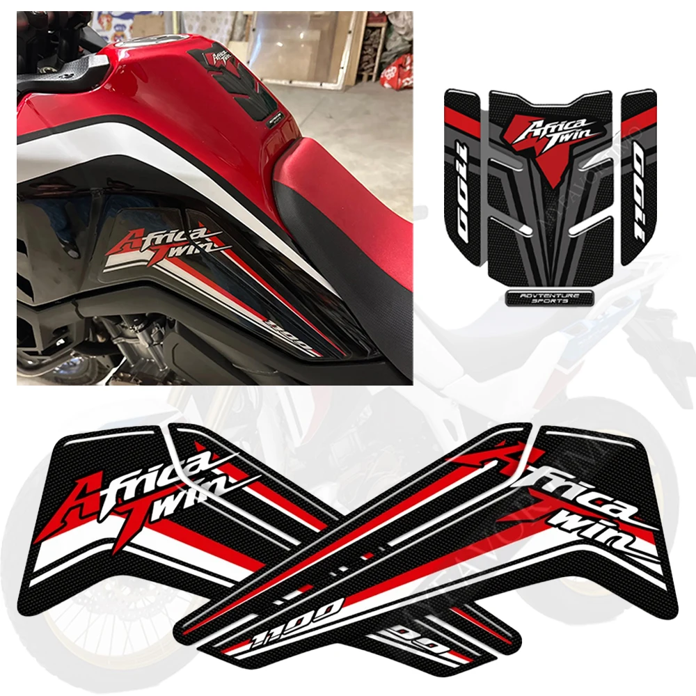 

CRF1100 For Honda CRF 1100 L Adventure ADV Visor Set Stickers Decal Kit 2019 2020 2021 Tank Pad Africa Twin Protection