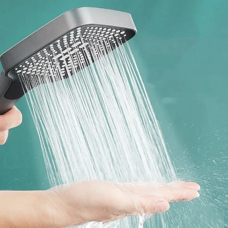 

4 Mode Adjustable Rainfall Shower Large Flow Showerhead High Pressure Water Saving Shower Mixer Bathroom Accessories Bidet Bath