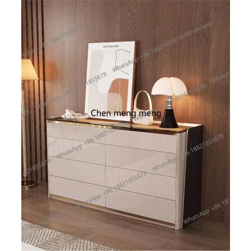 

RR Italian high-end chest of drawers, dresser, bedroom, bedside jewelry, cloakroom, storage cabinet
