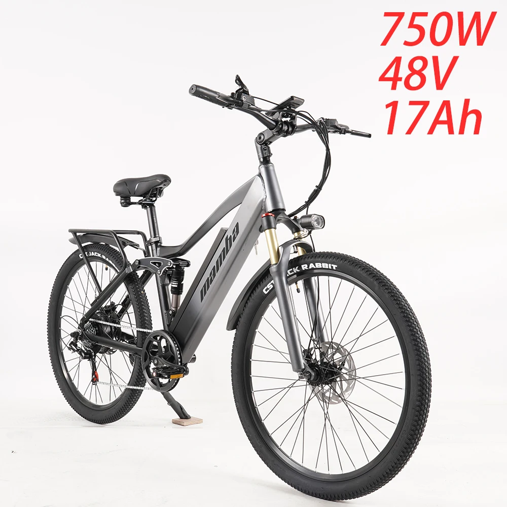 

EU Delivery Electric Bike for Adults 750W 17Ah Electric Mountain Bike Sunshine Commuter Ebike Electric Bicycle LCD Display