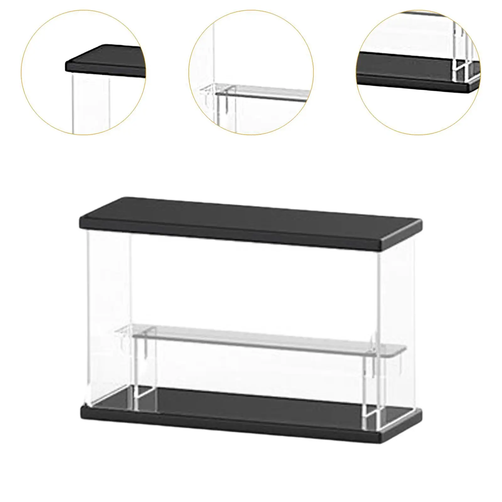 Acrylic Display Case Storage Display Box for Countertop Miniature Figurines