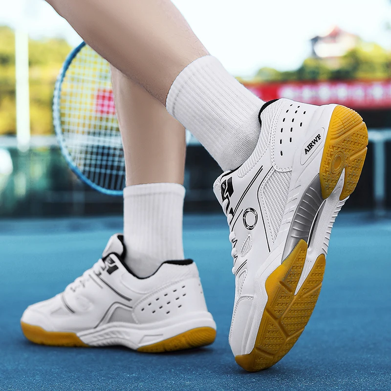 

2026 Classic Brand Shoes Badminton Men Professional Table Tennis Shoes Indoor Court Shoes Man Lacing Sports Sneakers