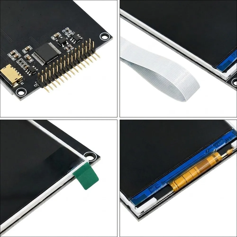 4.0 inch TFT LCD with 320x480 Resolution ST7796 Driver and FT6336U Touch Controller for Arduino-Compatible Systems