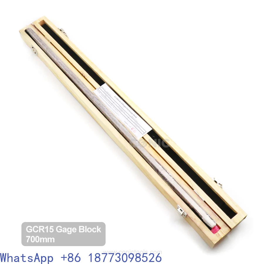 700Mm Grade 0 Steel Gauge GCr15 Steel Measuring Block Gauge for Calibration of Vernier Calipers