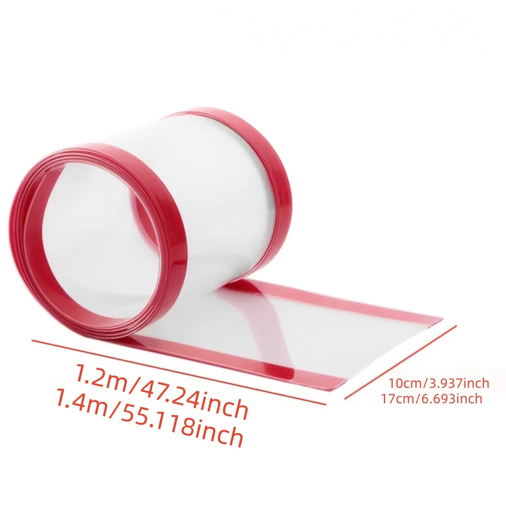 1pc 10/17x1.2/1.4m Self Adhesive Door Gap Protector Strip for Proofing Safety Edge Guard Prevents Finger Pinching in Doors