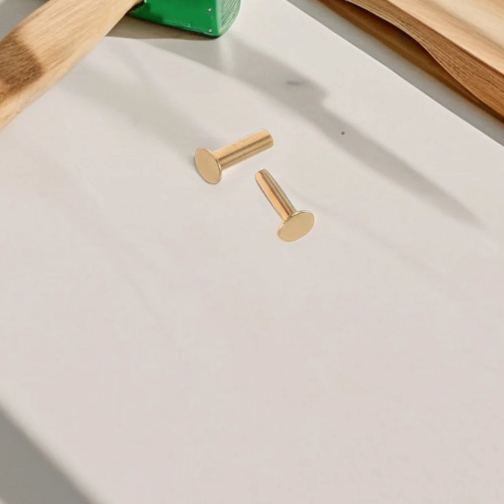 Knife Handle Rivets 1.5Cm Handmade Locking Design For Cutlery Replacement Repair Diy Knife Making Accessories Flat Head