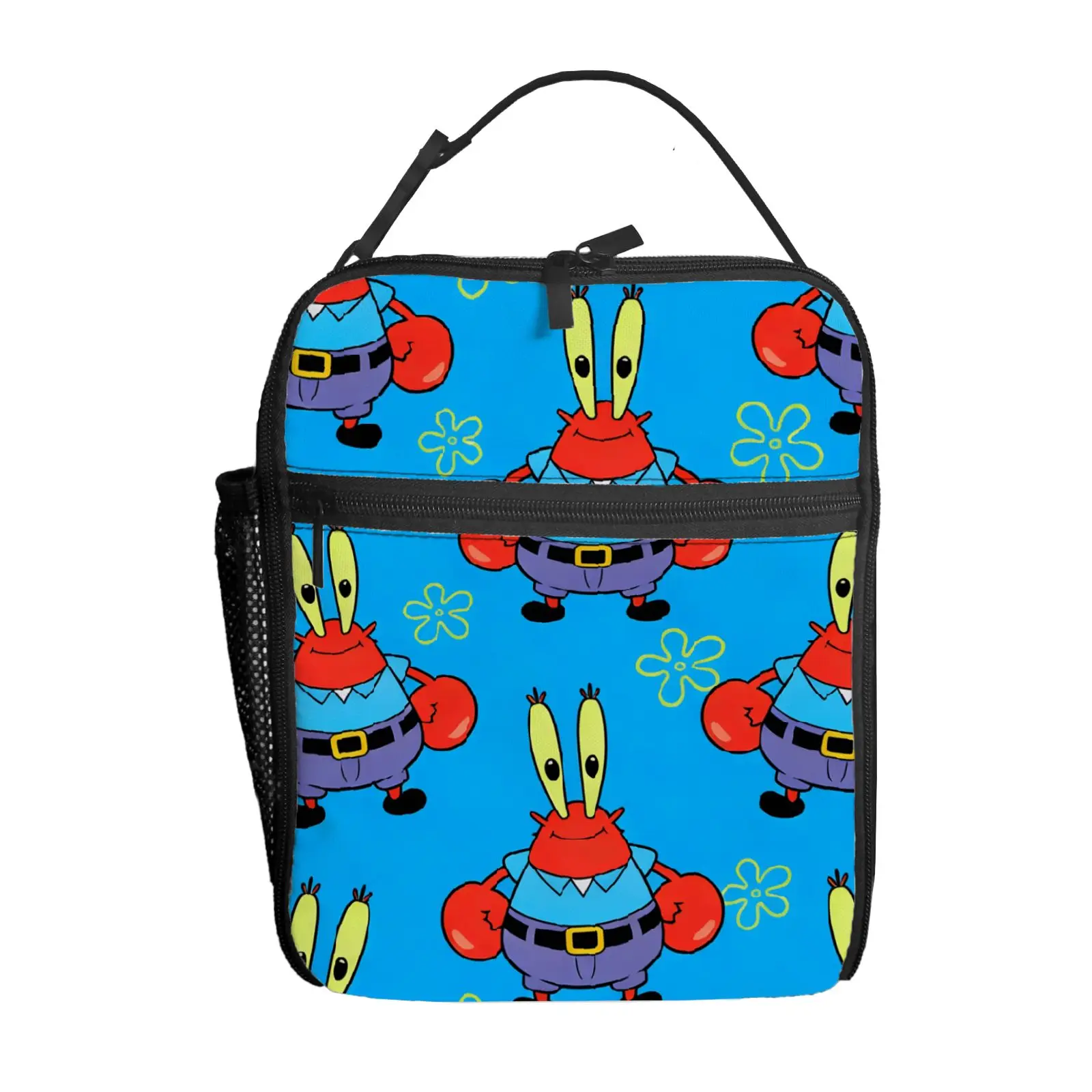 

1pc Eugene H. Krabs Lunch Bag Handbag High-Quality Cute Casual Party Picnic School Gift for Daily Use
