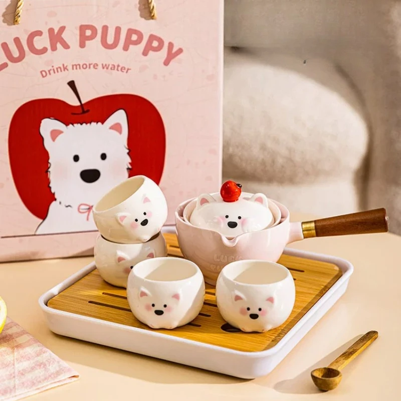 Afternoon System Tea Sets Cute Mate Stand Miniature Tea Sets Luxury Bowls Loucas Porcelanas Conjunto Matcha Accessories