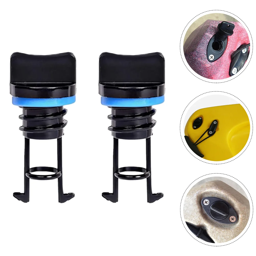 

2 Pcs Kayak Water Plug Suitable for Kayaks Marine Hardware Nylon Boat Drain Scupper Stopper Canoes Accessories Holes
