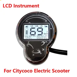 48v/60v/72v Modified Upgraded LCD Instrument with Voltage Speed Mileage for Citycoco Electric Scooter Meter Accessories Parts