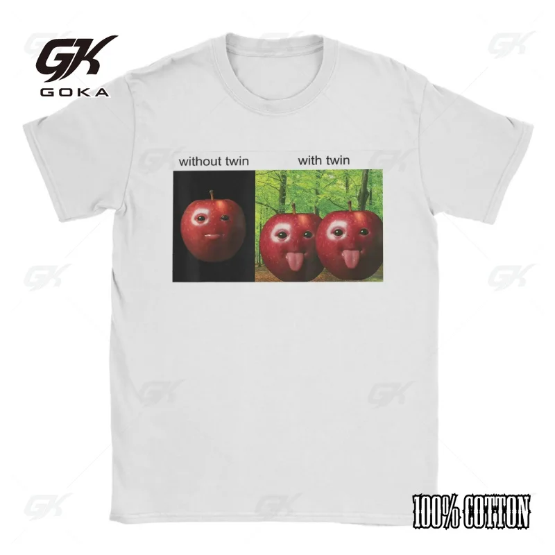 Funny, Silly, AI, Apple, Brain Humor Sticking Out Tongue T-shirt Summer T-shirt Women's Clothes Short-sleeved Top Unisex clothes