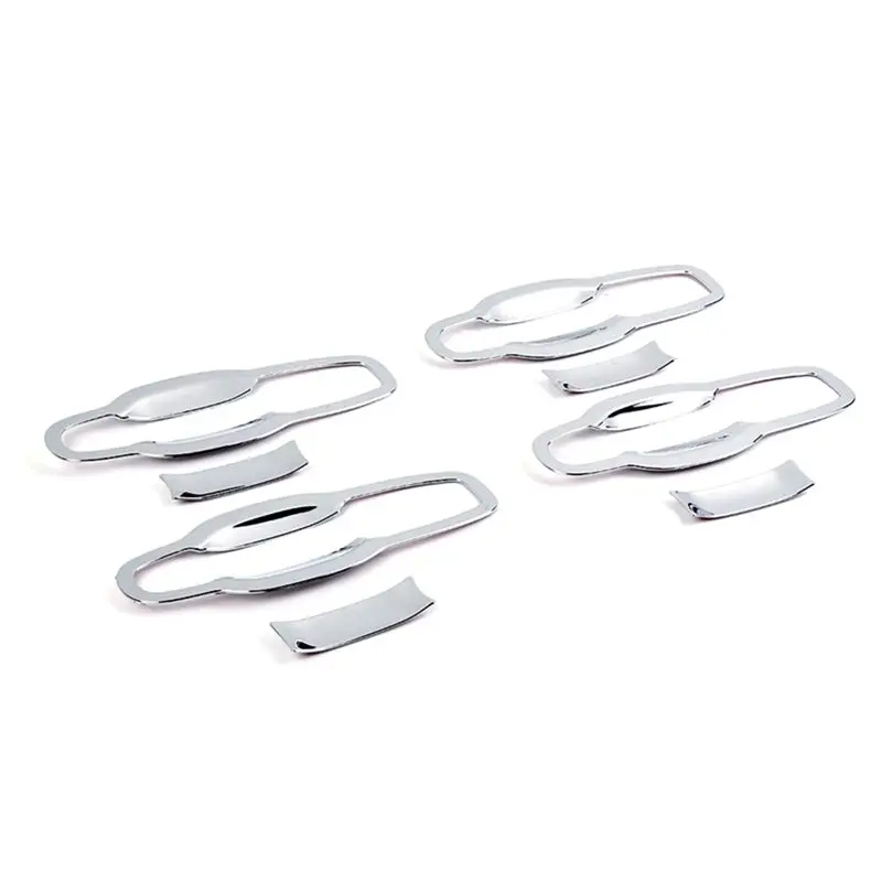 

A96E-Car Chrome Door Handle Bowl Cover Trim For Dodge Journey Fiat Freemont 2013-2016 Exterior Accessories