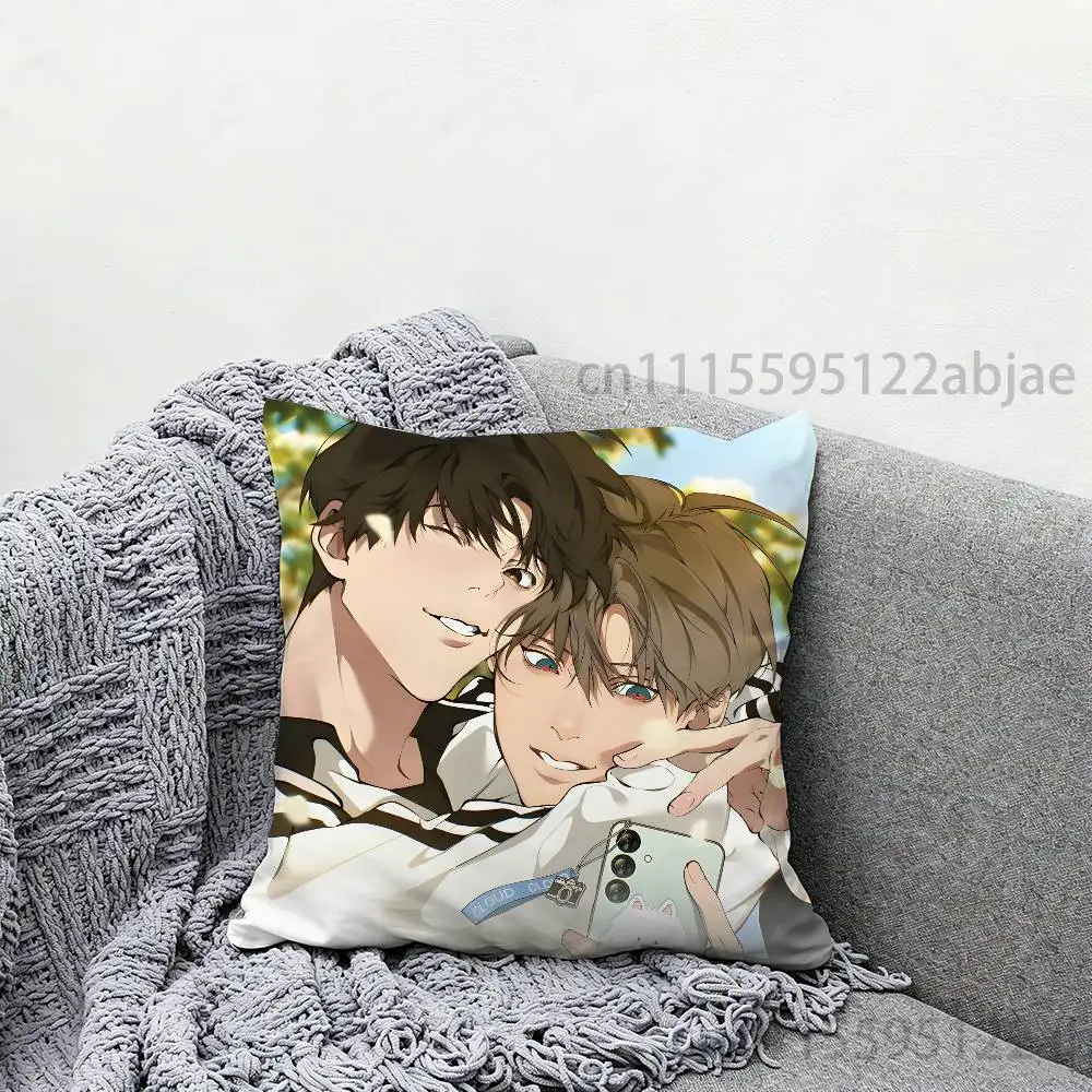 L-Lost In The C-Cloud Throw Pillow Case 50x50cm DIY Square Pillowcase Square Office Cushion Cover