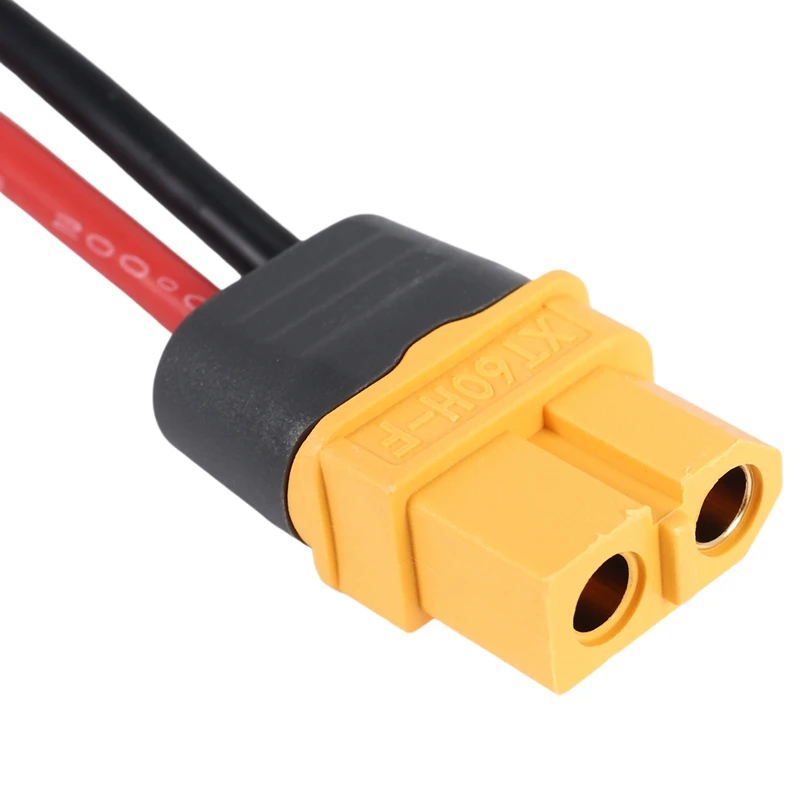Adapter with XT60 and XT30 Connectors RC Battery Cable Amass XT60 to XT30 T-Plug Connector Male Female Connector Plug with 16AWG