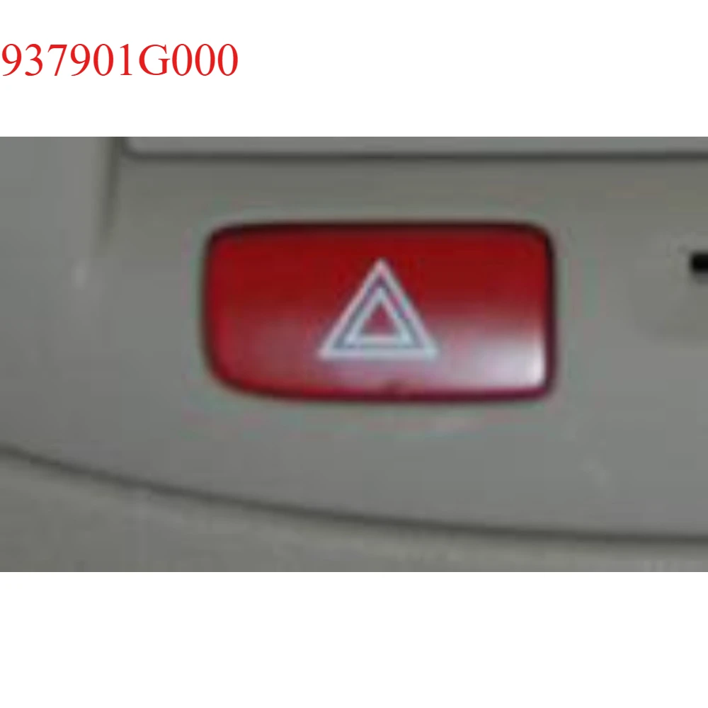

937901G000 93790-1G000 93790 1G000 1pc Double Flash Emergency Light Switch Button Red for KIA RIO 1pc