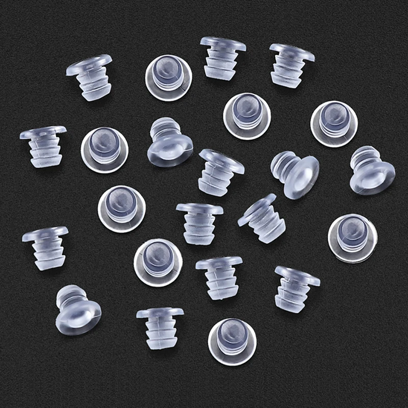 100 قطعة جزءا لا يتجزأ من المطاط المضاد للتصادم الجسيمات المطاطية شفافة عازل للصوت وسادة عازلة للصوت الجسيمات لينة وسادة مطاطية ثقب التوصيل