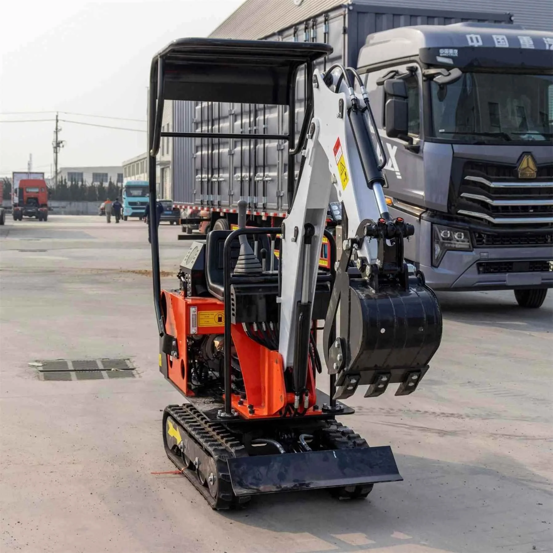 Mini Excavator Smallest Crawler Micro Bagger Digger 0.8T 0.8Ton 800Kg 08T Factory Supply