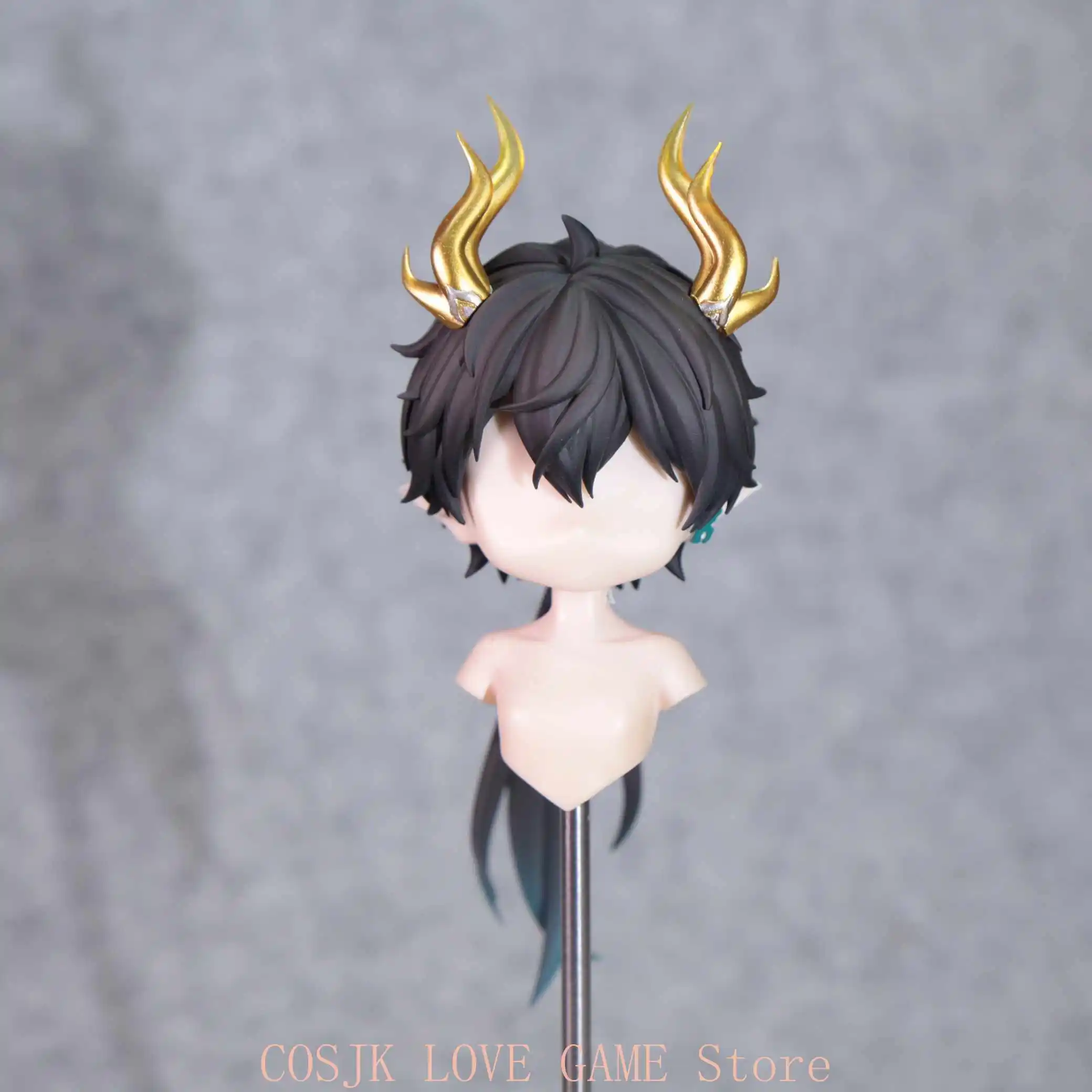 

Anime Honkai: Star Rail Danheng Permansor Terrae Handmade OB11 OB22 Hair Wig Detachable Game Cosplay Cute Props Halloween