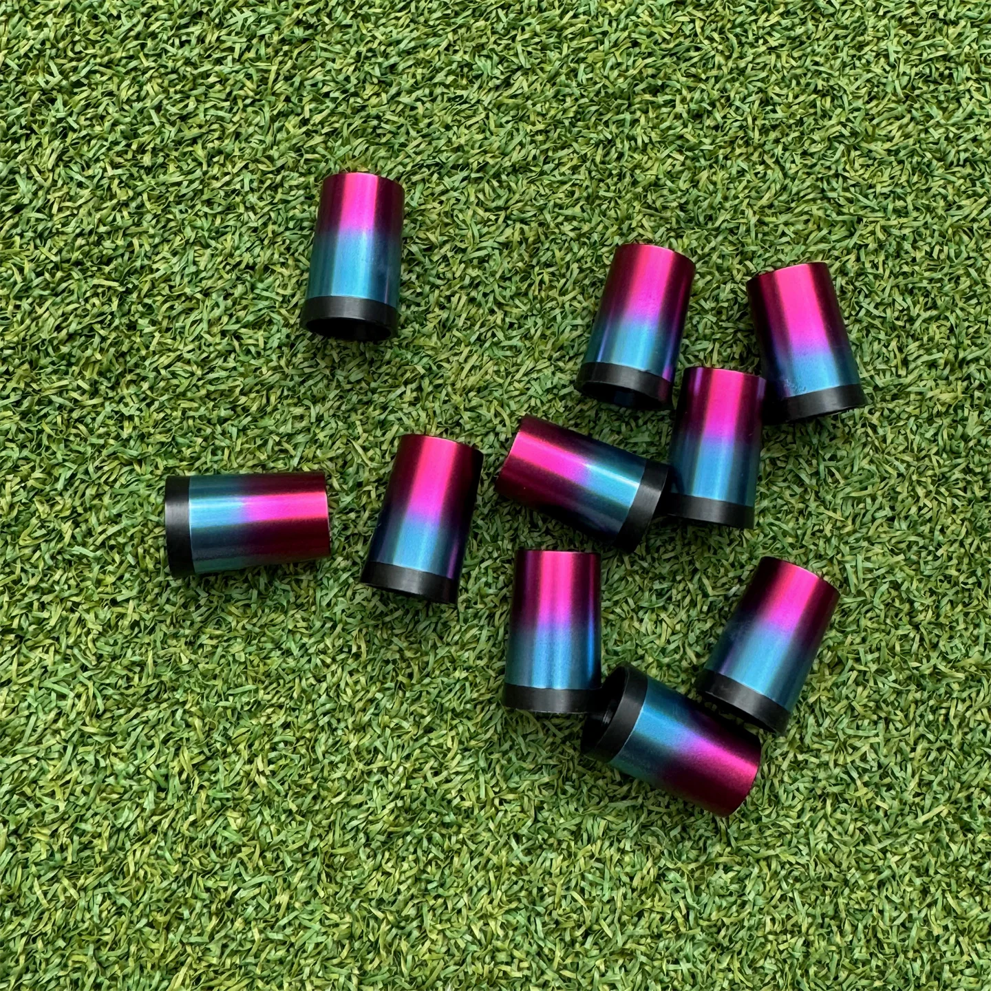 Gradient Color Golf Ferrules for Iron and Wedge spec : Inner *Higher* Outer : 9.25*21*14mm