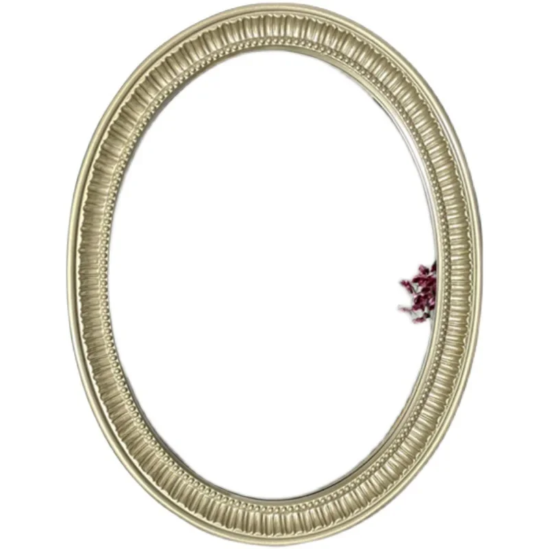 

Simple oval, bathroom mirror, wall hanging, bathroom mirror