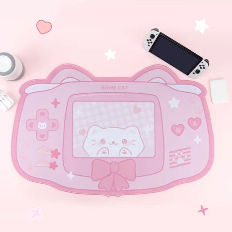 Kawaii Retro GBA XXL коврик для мыши - Розовый — фото товара