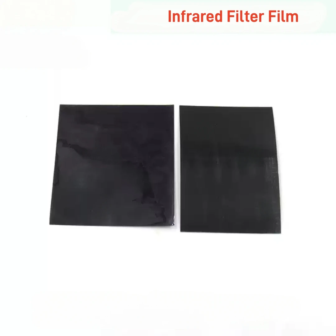 Plastic Infrared Filter Film Visible Light Cutoff Filter Sheet Allow IR Light Over 680nm 700nm 780nm Pass Through Optical Filter