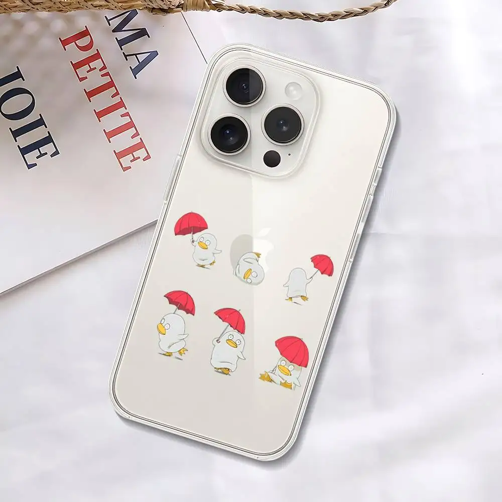 Custodia per telefono G-Gintama E-Elizabeth per IPhone 17 16 15 14 Plus 13 12 11 Pro Max Cover posteriore per telefono trasparente