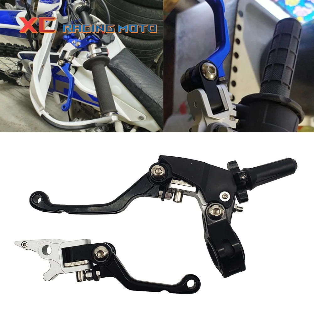 CNC Motorcycle Brake Clutch Handle 22mm Universal Fit for Kayo BSE Xmotos CR CRF YZ YZF EXC SXF XCW KLX KX RMZ DMZ Pit Dirt Bike